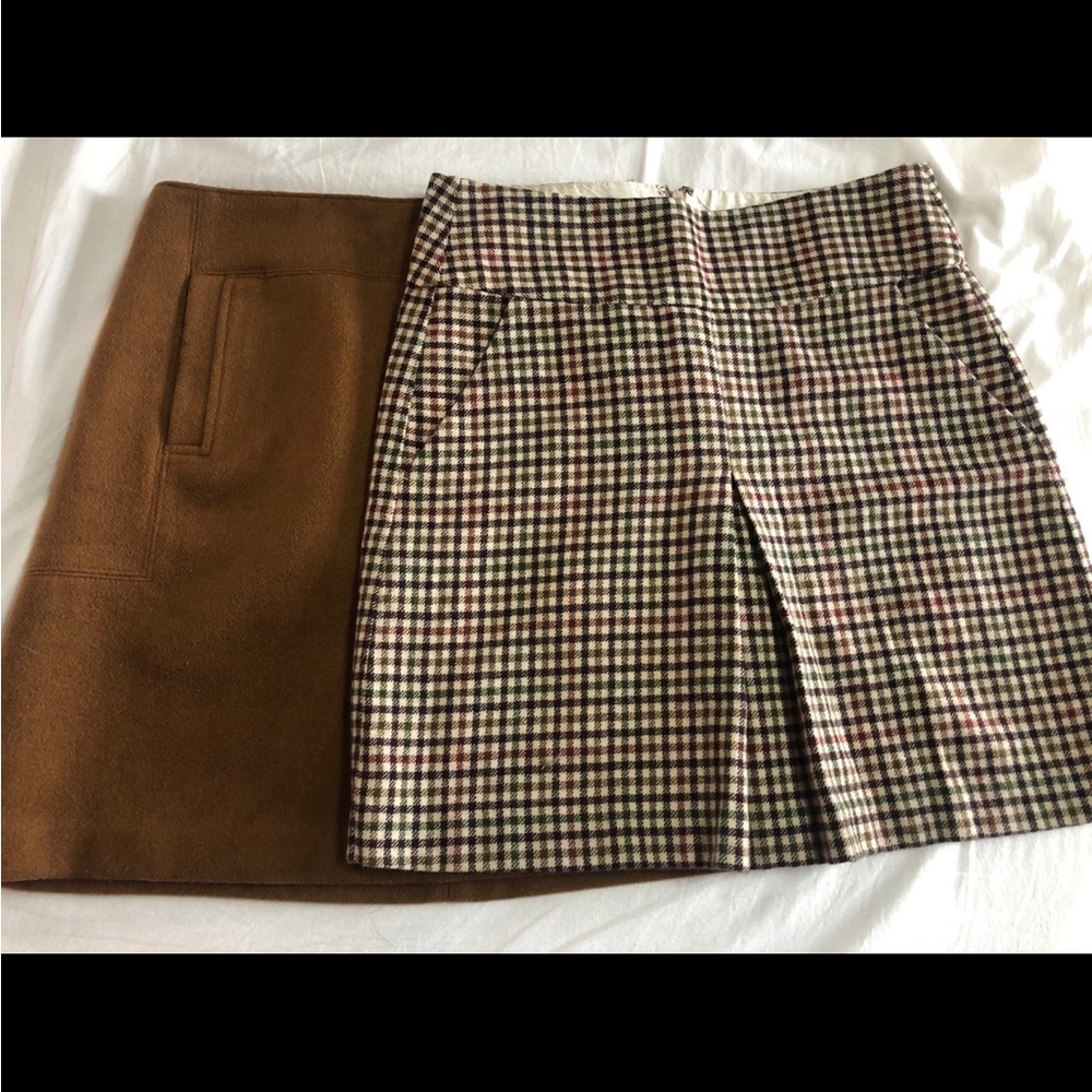 Wool blend skirts size 6